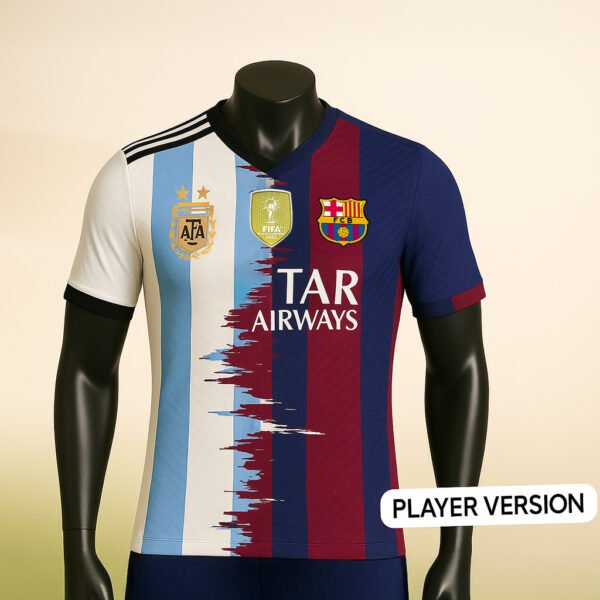 Messi 2025/26 Legacy Montage Jersey – Argentina x FC Barcelona Special Edition